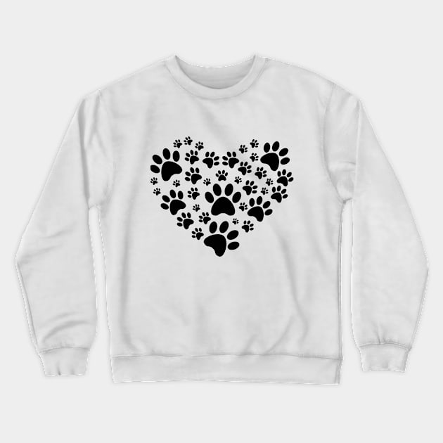 A heart of paws Crewneck Sweatshirt by GNDesign